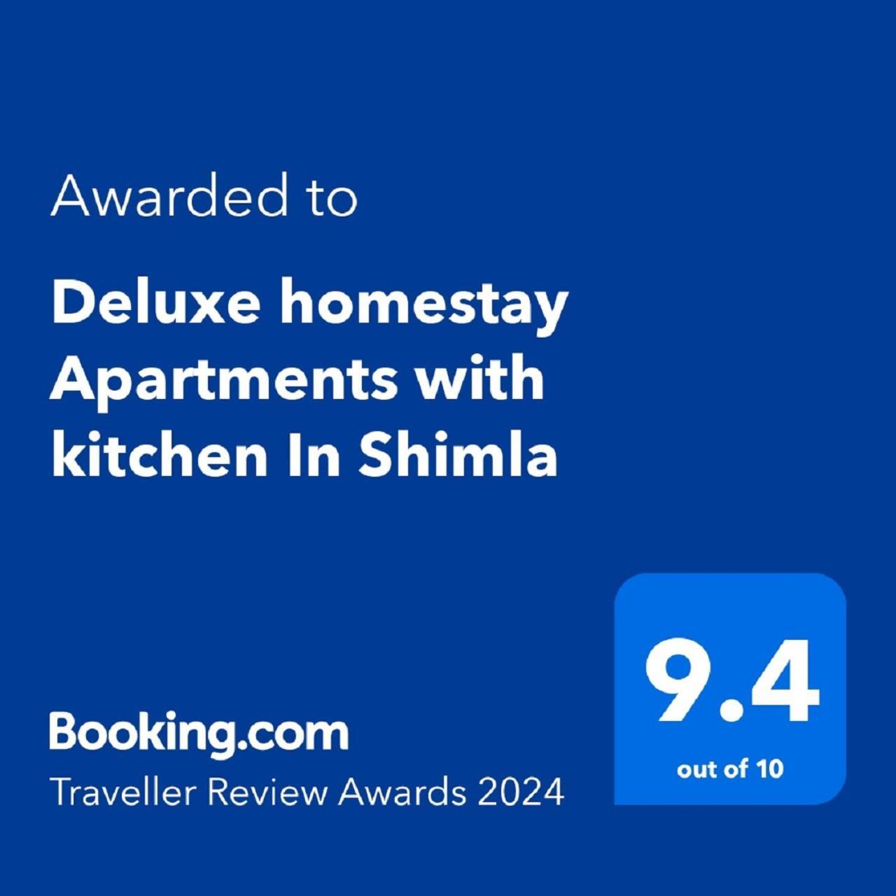 Deluxe Homestay Apartments With Kitchen In Shimla Exterior foto
